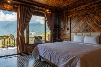 Camera King con vista sulle montagne — The Mong Garden Homestay SaPa